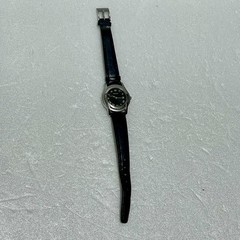 Non working GUCCI Roman Dial Wristwatch Black Silver