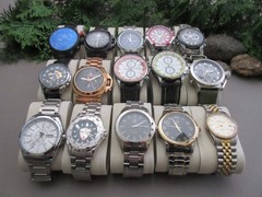 Men’s Watch Lot of 15 Weide/Megir/Curren/Dufonte & More Non-Working Parts/Repair
