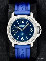2023 Panerai Luminor Logo Blu Mare 44mm PAM01085 Stainless Steel Blue Dial