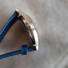 Manual Wind Watch Citizen Homard Date 17 Jewels Screw Back Case