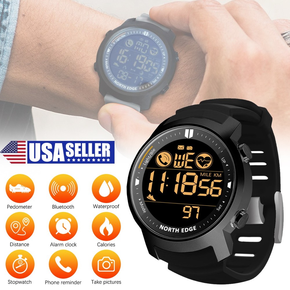 New Smart Watch Sport Tactical Waterproof Outdoor Digital Barometer Wristwatch