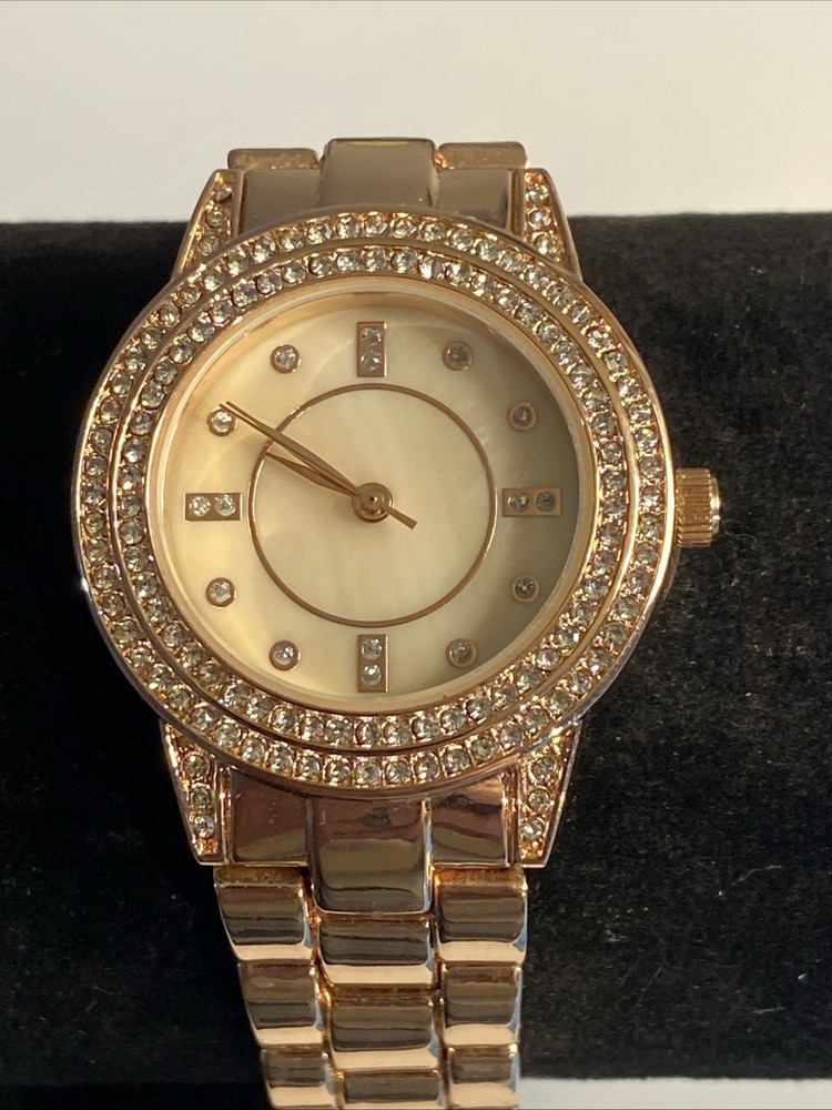 FMD FMDAL1120 Mother-of-Pearl Quartz Analog Women’s Watch New Battery