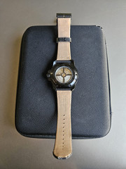 Victorinox Alpnach Black PVD; Classic Black strap; Box; Excellent+Cool+Rare!