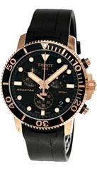 TISSOT SEASTAR 1000 QTZ CHRONO 45.5MM BLACK DIAL MEN’S WATCH T120.417.37.051.00