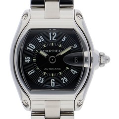 CARTIER W62004V3 Roadster black Dial Automatic Stainless Steel Men’s