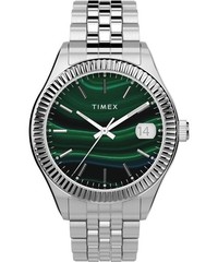 Timex Waterbury Women’s 34MM Green Dial Stainless Steel Watch TW2T87200