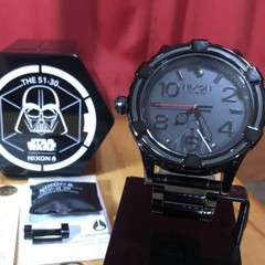 Star Wars x Nixon 51-30 TIDE GRAF Watch Men’s Black STEEL 300m/30 atm Rare color