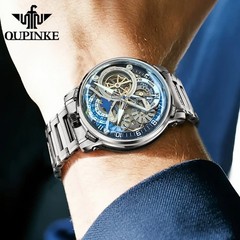 Automatic Mechanical Watch Waterproof Luxury Dial Men’s Men Strap