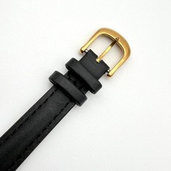 Excellent condition Seiko watch, new battery, new strap, oval shape, gold, women