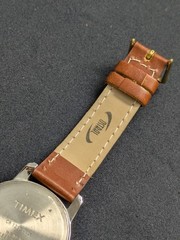 TIMEX Elevated Classics Women’s Watch 7.8″ New Leather New Btry Gold Dial