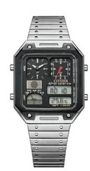Citizen JG2126-69E Thermo Sensor Quartz Black Stainless Steel Watch