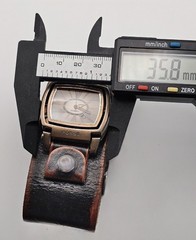 Super Rare Fossil JR-9321BAW Flip Dial Men’s Watch ~Look !!