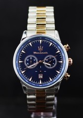 Refurbished Maserati Chronograph In Blue Dial With Date Indicator Men’s Watch.