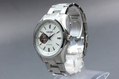 Full Set [MINT] Seiko Presage 4R38-00S0 Date 40mm White AT Mens Watch From JAPAN
