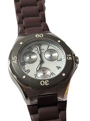 INVICTA ANGEL 0699 TRITNITE Flame Fusion Crystal Day Date Watch EUC