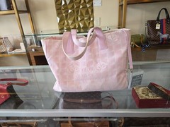 Chanel Travel line tote pink nylon NA
