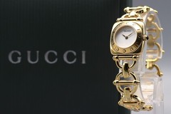 [Near MINT Full Set] Gucci 6400L Horsebit 22mm White Dial Quartz Ladies JP