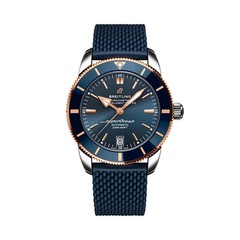 BREITLING SUPEROCEAN HERITAGE B20 AUTOMATIC 42 BLUE DIAL WATCH UB2010161C1S1