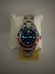 Invicta Pro Diver Men’s Blue Dial Quartz 44-47.9mm Pepsi Bezel Box