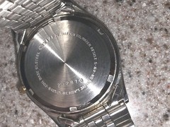 Vtg Citizens Two Tone Stainless Steel CQ President 6100 ECO Day Date Watch w/Box