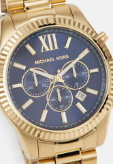 MICHAEL KORS MK8286 Lexington Chronograph Black Dial Gold-Tone Unisex Watch