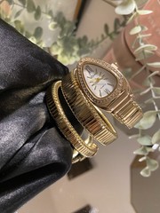 Gold Snake Watch