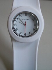 Girl’s Women’s Cool Colors Fashion Silicone Rubber Slap Wrist Casual Watches