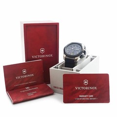 Victorinox I.N.O.X. Chrono Quartz Titanium Carbon Rubber Watch Black From Japan
