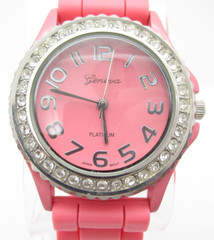 Women’s Geneva Quartz Analog 40mm Dial Causal Round Watch (D885)