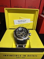 Invicta Bolt Zeus Men’s Watch – 53mm, Steel, Gold, Black (37192)