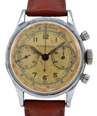 Vintage 1940’s Men’s 35mm Harvard Chronograph Mechanical Watch (Landeron Cal.48)