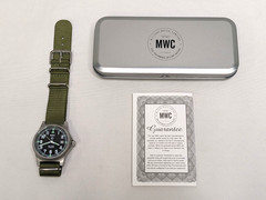 MWC G10LM 50M Date Window 2025 Military Watch Army Green Strap – NEW