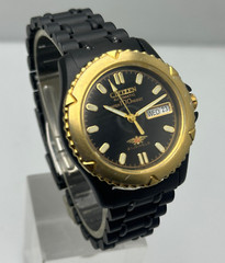 Vintage Citizen Eagle 7 Automatic Day/Date Black Dial 21 Jewels Men’s Watch
