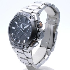 Used CASIO MRG B2000D 1AJR G SHOCK MR G G Shock Black Tough Solar Titanium 49.8m