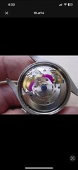 Rolex Date 1500 34mm silver sigma dial 1970s with box