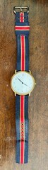 M&Co. Swiss Wrist Watch Bought at Museum of Modern Art in NYC Sporting Strap