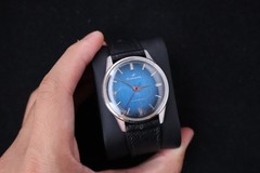 [Serviced] Rare Vintage 1960s Seiko Seikomatic Blue Dial 17 Jewels