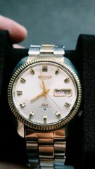 Vintage 1971 Seiko DX Automatic Day Date 6106-7047 Two Tone Original Bracelet