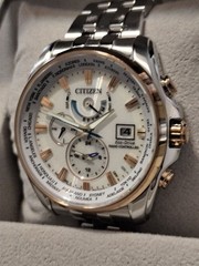 Citizen Double Direct Flight World Time Solar Watch wrist 20.5cm/8.1in