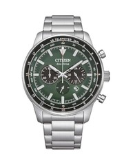 CITIZEN Men Analog Quartz Casual Watch Classic Dress Green Dial Waterproof Round