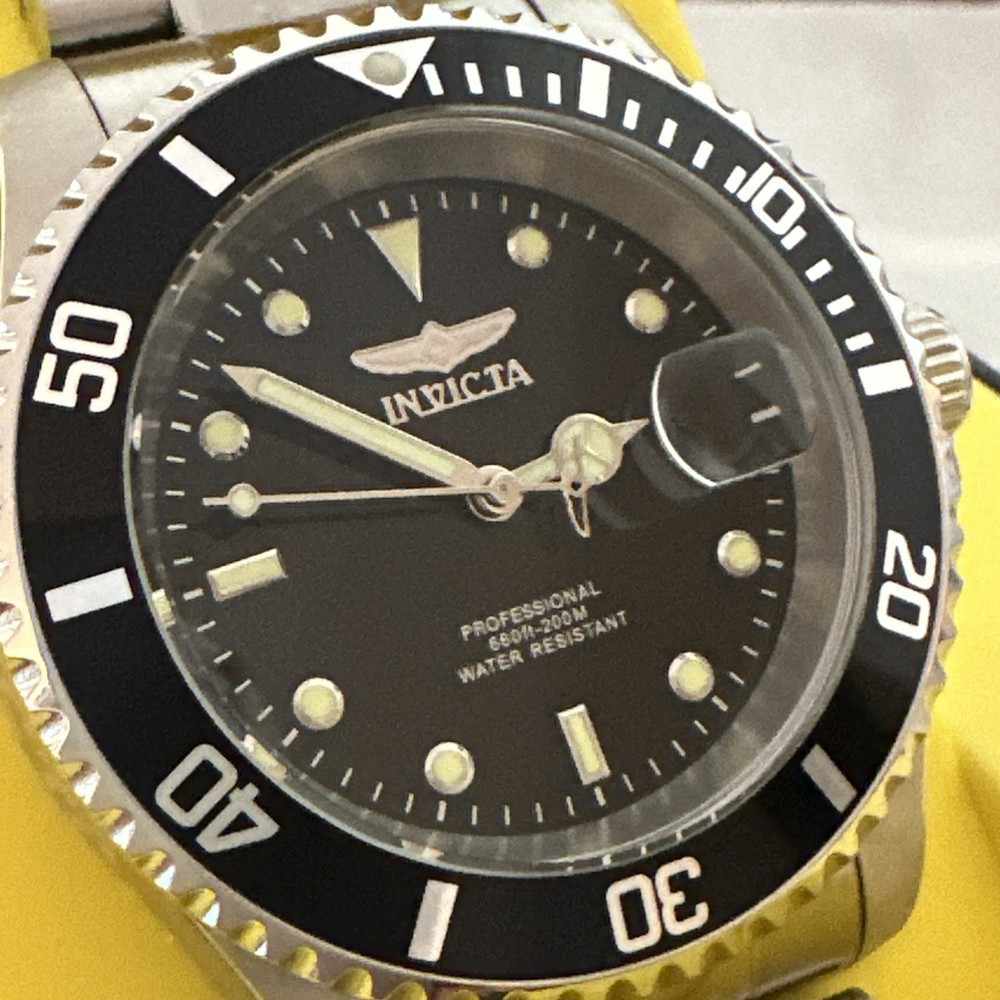 Invicta Pro Diver Black Dial Stainless Steel 40 mm Men’s Watch 26970