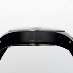 GUCCI YA137101 137.1 sink WATCH black SS/rubber/resin QZ