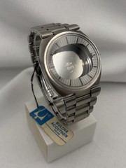 NOS 1972 Bulova Accutron 2182F Stainless Steel Case & Bracelet Ref. 7280-2 N2