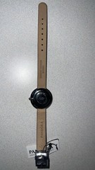 Pandora Icon Black Face Watch Black Crown Diamond 811060BK