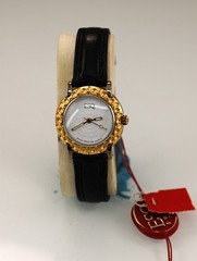 ESQ The Golf Watch Gift Set Vintage Swiss Quartz Leather Band Golf Ball Dial Box