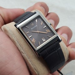 BULOVA SUTTON TANK 96B443 CLASSIC JAPAN BEIGE SAPPHIRE MEN’S WATCH NEW