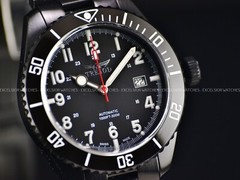 Tresod Men Ocean Master Swiss Made SW200 Automatic Black DLC Ceramic Bezel Watch