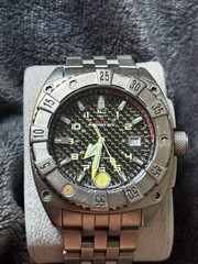 MTM Military Ops Warrior Men’s Quartz 100m Date Dial Silver Bracelet Running