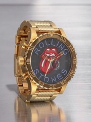 Nixon x The Rolling Stones 51-30 Gold Watch 300M 51mm Box Unused