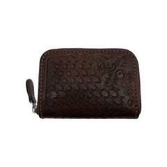 SAAD Coin Case Allover Pattern ’s Brown CC-29-CH